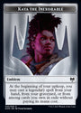 Kaya the Inexorable Emblem [Kaldheim Tokens]