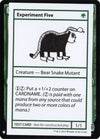 Experiment Five [Mystery Booster Playtest Cards]
