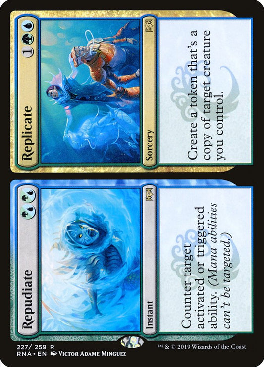 Repudiate // Replicate [Ravnica Allegiance] - Español