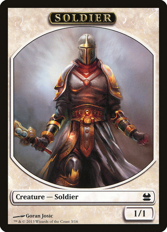 Soldier Token [Modern Masters Tokens] 