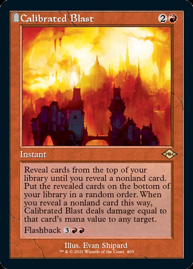 Calibrated Blast (Retro Foil Etched) [Modern Horizons 2] 