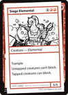 Siege Elemental (2021 Edition) [Mystery Booster Playtest Cards]