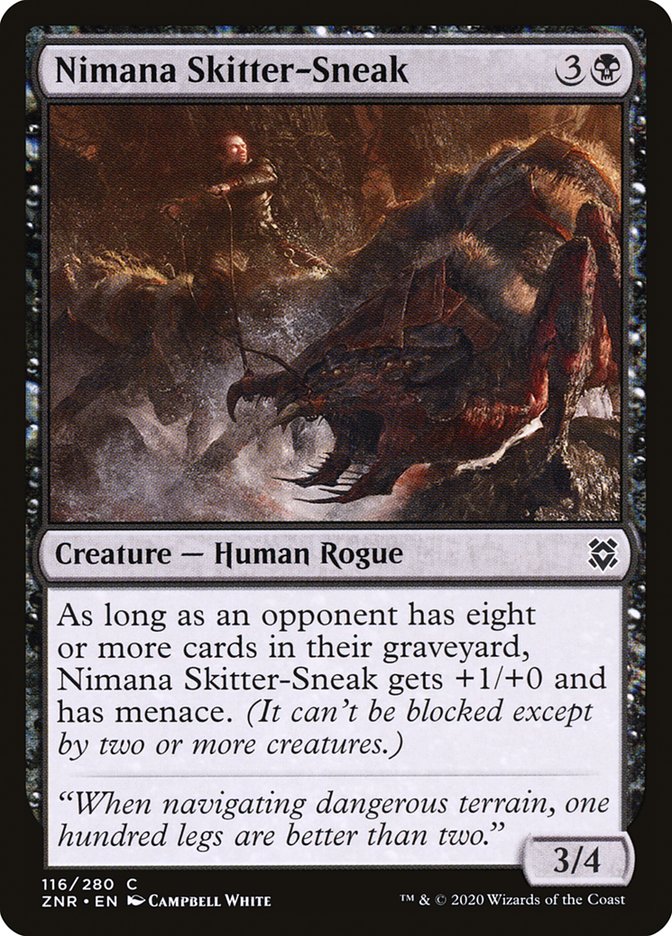 Nimana Skitter-Sneak [Zendikar Rising] 