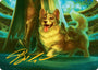 District Mascot Art Card (30/54) (Gold-Stamped Signature) [Aetherdrift Art Series]