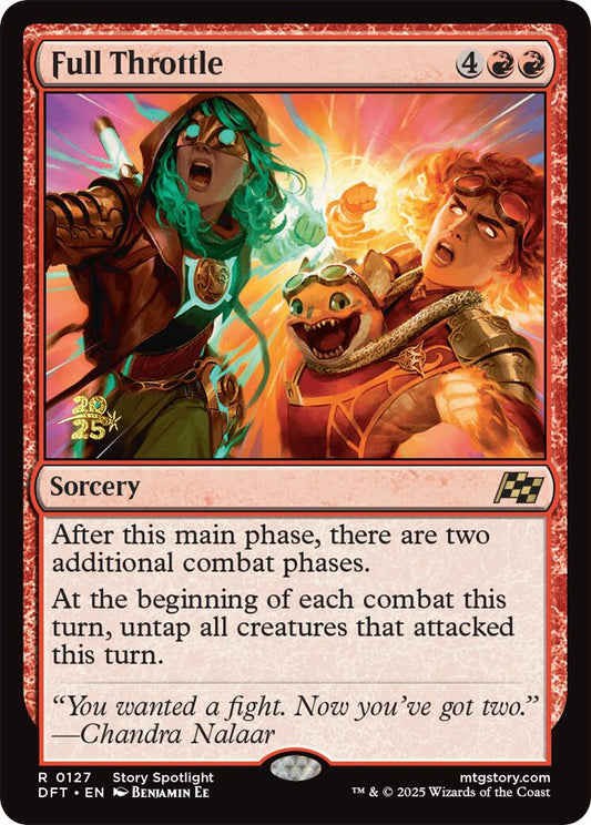 Full Throttle [Aetherdrift Prerelease Promos] - Español