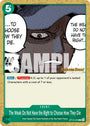 The Weak Do Not Have the Right to Choose How They Die [Royal Blood Release Event Cards]
