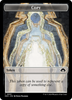 Copy (Ripple Foil) // Eldrazi Angel Double-Sided Token [Modern Horizons 3 Commander Tokens]
