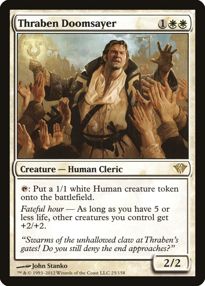 Thraben Doomsayer [Dark Ascension] - Español
