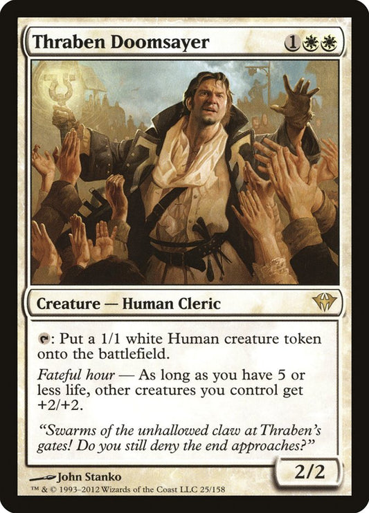 Thraben Doomsayer [Dark Ascension] - Español