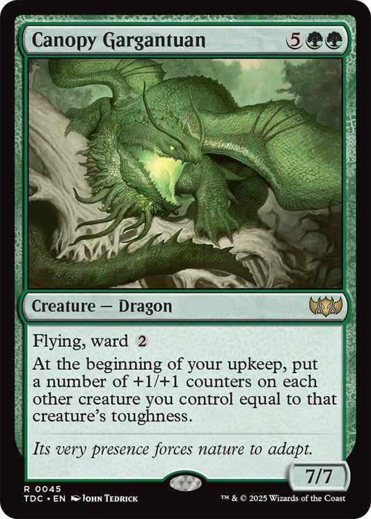 Canopy Gargantuan [Tarkir: Dragonstorm Commander]