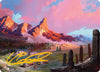 Rugged Highlands Art Card (29/54) (Gold-Stamped Signature) [Tarkir: Dragonstorm Art Series]