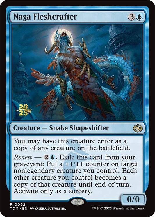 Naga Fleshcrafter - Español [Tarkir: Dragonstorm Prerelease Cards]
