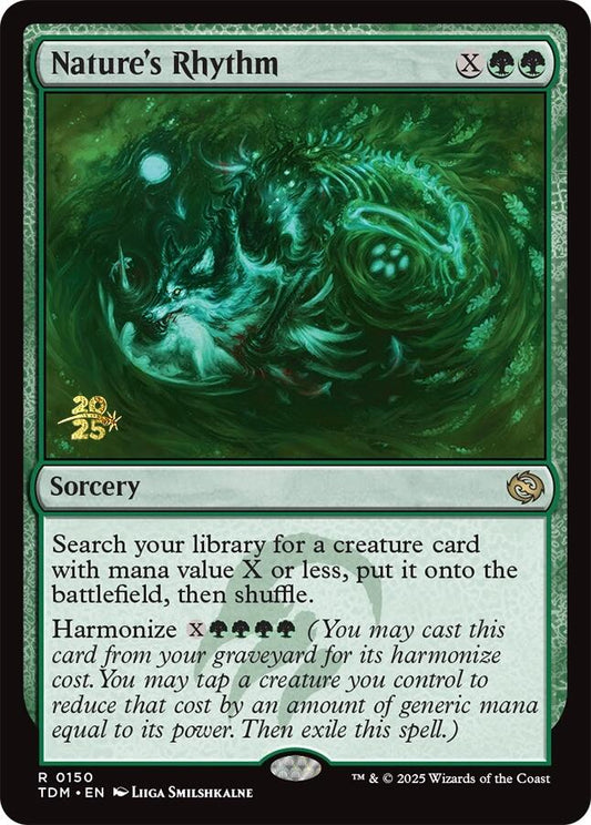 Nature's Rhythm [Tarkir: Dragonstorm Prerelease Promos] - Español