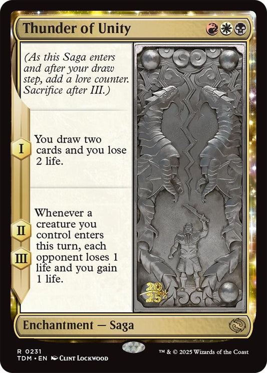 Thunder of Unity - Español [Tarkir: Dragonstorm Prerelease Cards]