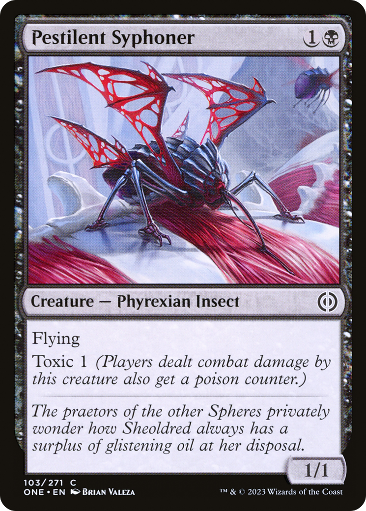 Pestilent Syphoner [Phyrexia: All Will Be One] 