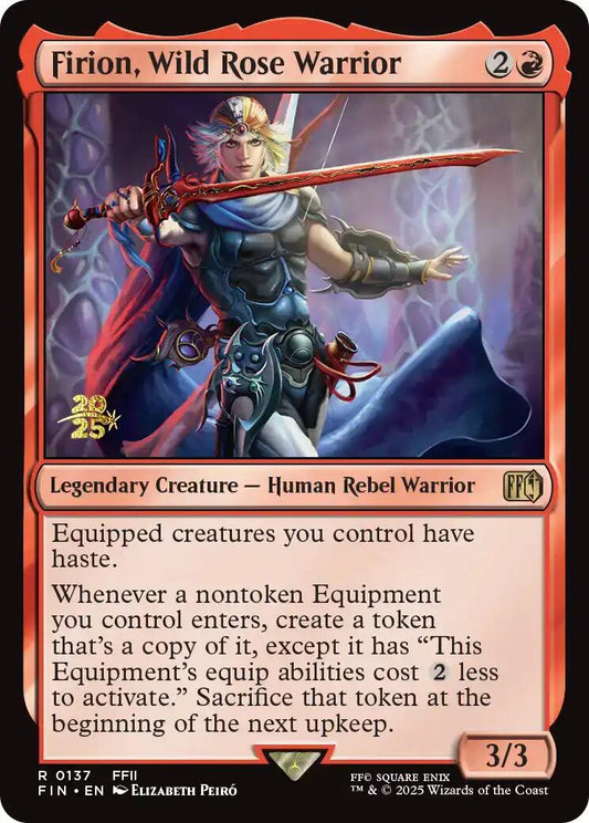 Firion, Wild Rose Warrior [FINAL FANTASY Prerelease Promo] - Español