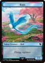 Bird // Hero (0028) Double-Sided Token (Surge Foil) [FINAL FANTASY Commander Tokens]