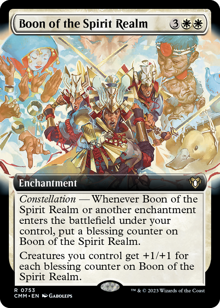 Boon of the Spirit Realm (Extended Art) [Commander Masters] 