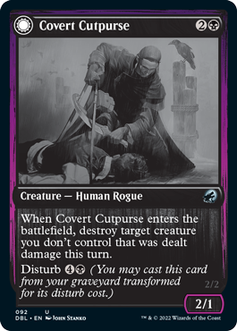 Covert Cutpurse // Covetous Geist [Innistrad: Double Feature] 
