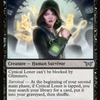 Cynical Loner [Duskmourn: House of Horror]