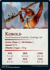 Kobold Art Card (Gold-Stamped Signature) [Dungeons & Dragons: Adventures in the Forgotten Realms Art Series]