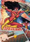Spider-Woman, Stunning Savior Art Card (Gold-Stamped Planeswalker Symbol) [Marvel's Spider-Man Art Series]