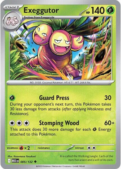 Exeggutor (005/132) [Mega Evolution: Base Set]