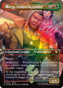 Barret, Avalanche Leader (Borderless) (Chocobo Track Foil) [FINAL FANTASY Commander]