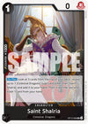 Saint Shalria [Carrying On His Will]