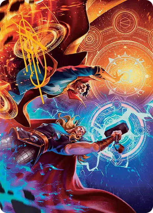We Say Thee Nay! Art Card [Marvel Super Heroes Art Series]