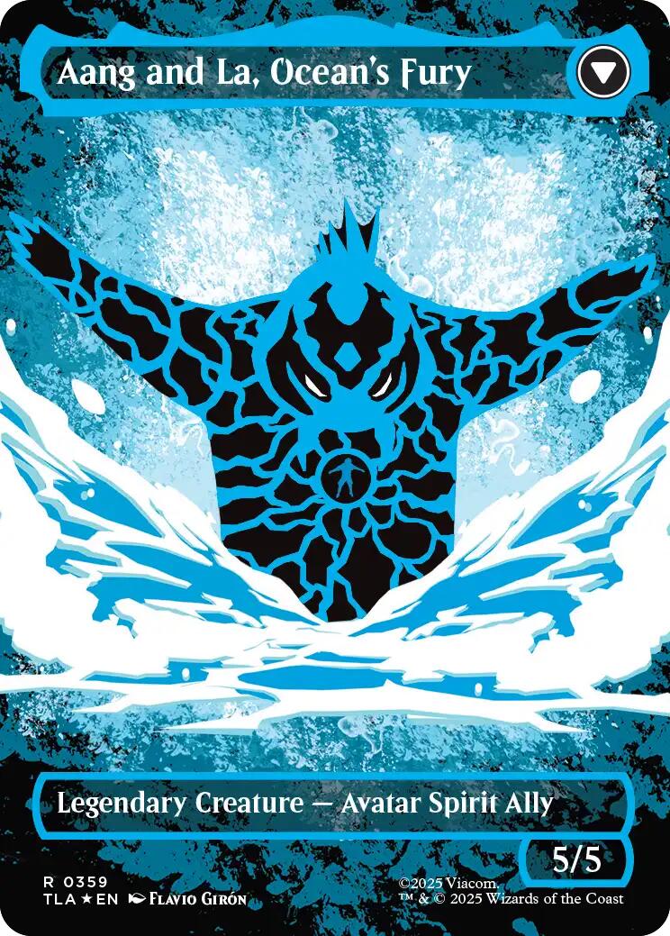 Aang, Swift Savior (Borderless) (Neon Ink Foil) [Avatar: The Last Airbender]