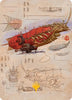Phoenix Fleet Airship Art Card (Gold-Stamped Planeswalker Symbol) [Avatar: The Last Airbender Art Series]