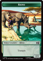 Rhino (013) // Beast (011) Double-Sided Token [Marvel Super Heroes Commander Tokens]