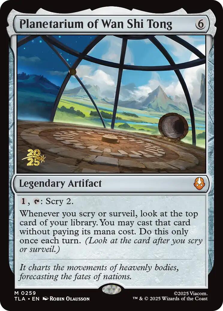Planetarium of Wan Shi Tong [Avatar: The Last Airbender Prerelease Cards]