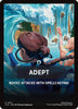 Adept Theme Card [Avatar: The Last Airbender Tokens]