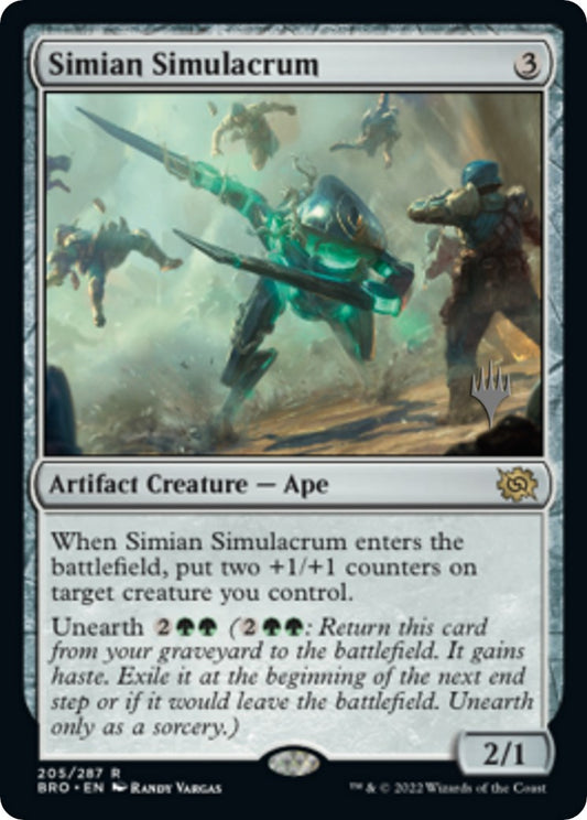 Simian Simulacrum (Promo Pack) [The Brothers' War Promos] 