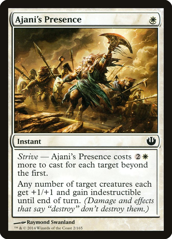 Ajani's Presence [Journey into Nyx] 