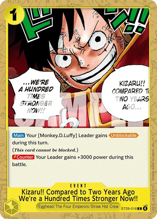 Kizaru!! Compared to Two Years Ago We're a Hundred Times Stronger Now!! [Starter Deck: Egghead]