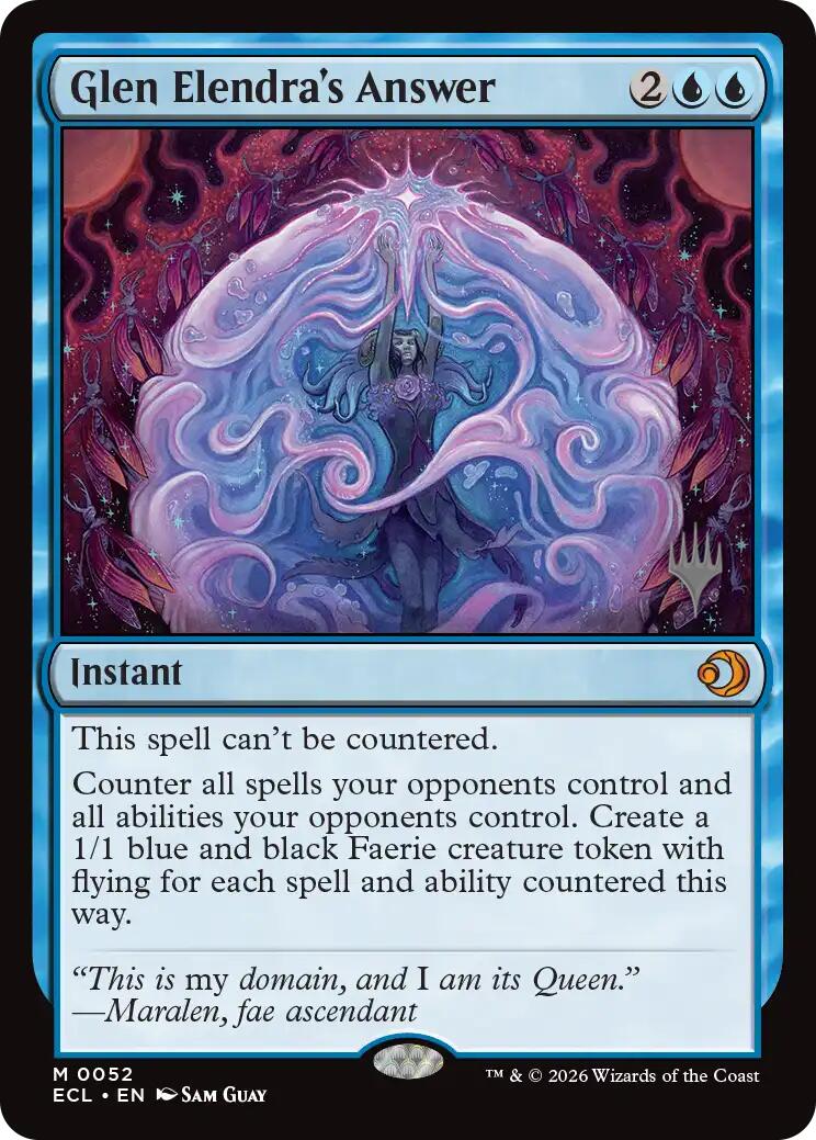 Glen Elendra's Answer [Lorwyn Eclipsed Promos]