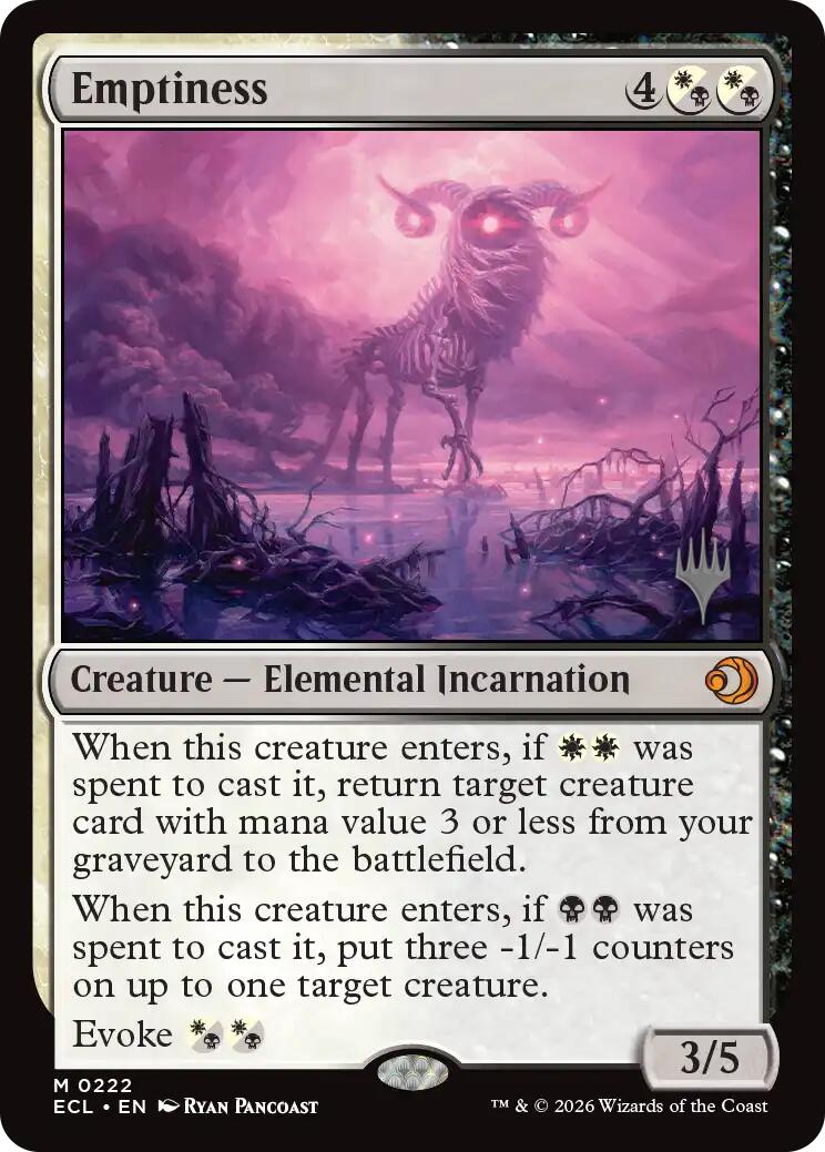 Emptiness [Lorwyn Eclipsed Promos]