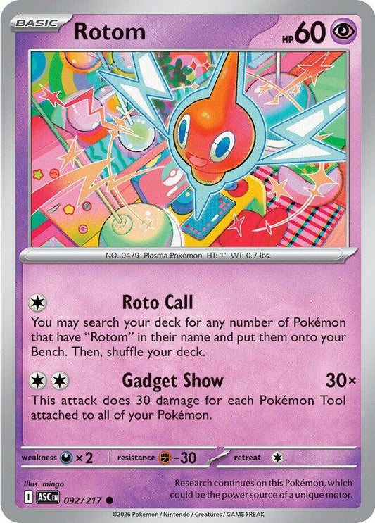 Rotom (092/217) [Mega Evolution: Ascended Heroes]