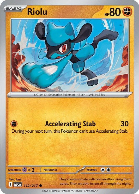 Riolu (112/217) [Mega Evolution: Ascended Heroes]