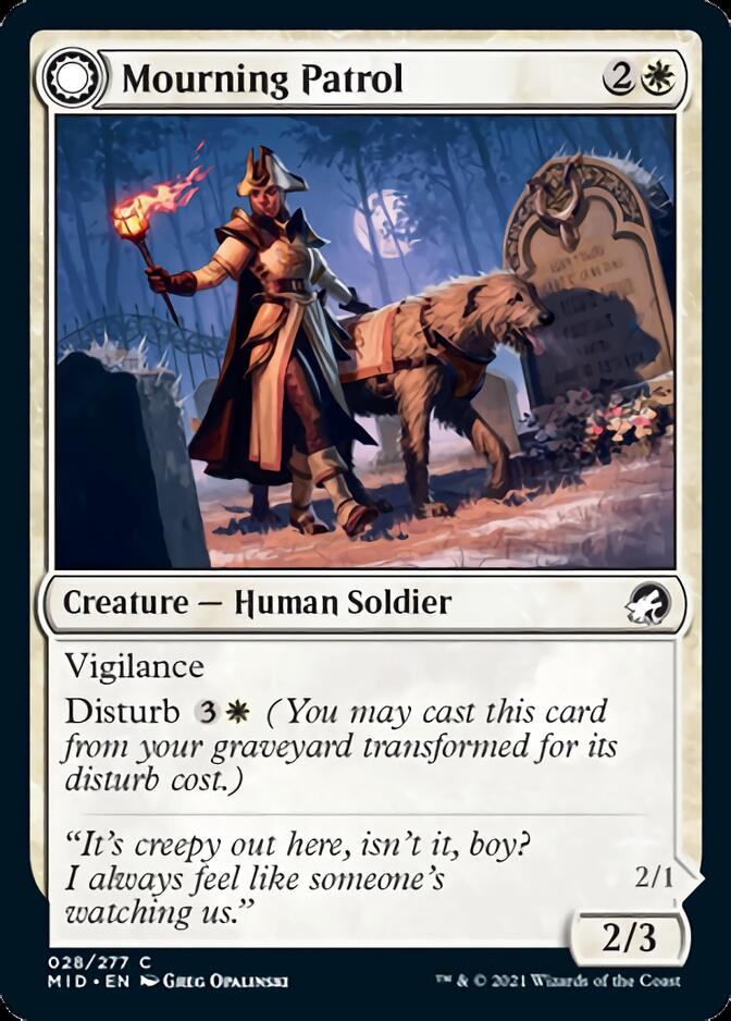 Mourning Patrol // Morning Apparition [Innistrad: Midnight Hunt] 