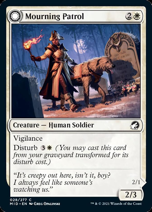 Mourning Patrol // Morning Apparition [Innistrad: Midnight Hunt] 