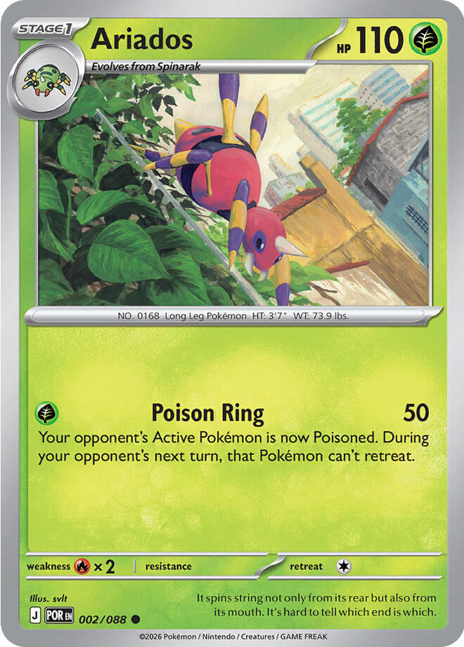 Ariados (002/088) [Mega Evolution: Perfect Order]