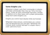 Game Knights Live (Black Lotus Unknown Planechase) [Oversize Cards]