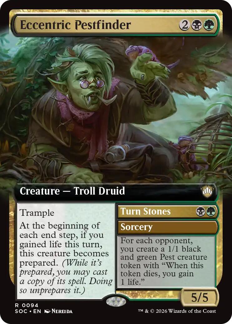 Eccentric Pestfinder (Extended Art) [Secrets of Strixhaven Commander]