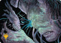 Oracle's Restoration Art Card (Gold-Stamped Planeswalker Symbol) [Secrets of Strixhaven Art Series]