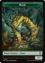 Beast // Fractal (0004) Double-Sided Token [Secrets of Strixhaven Commander Tokens]