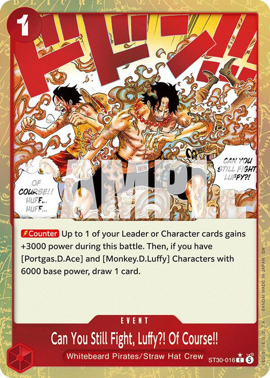 Can You Still Fight, Luffy?! Of Course!! (Parallel) [Starter Deck EX: Gear 5]